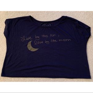Tops - Navy Crop Top Tops - Navy Crop Top